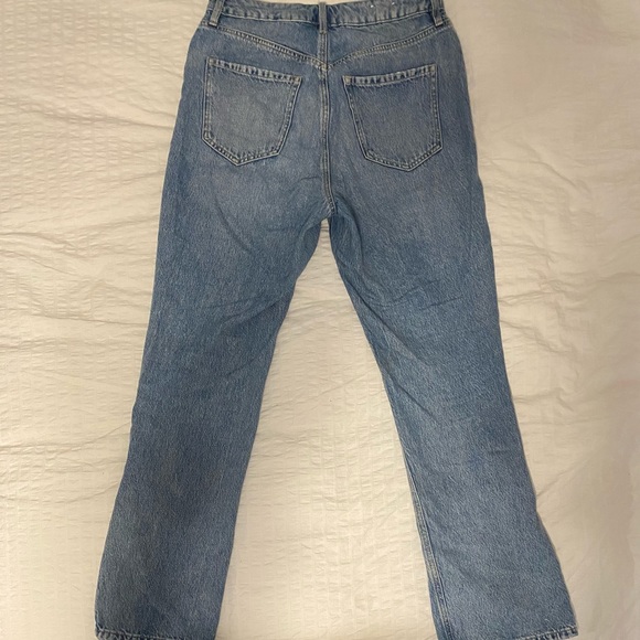 Size 30 dynamite jeans, super high rise wide leg with slits - Picture 2 of 3